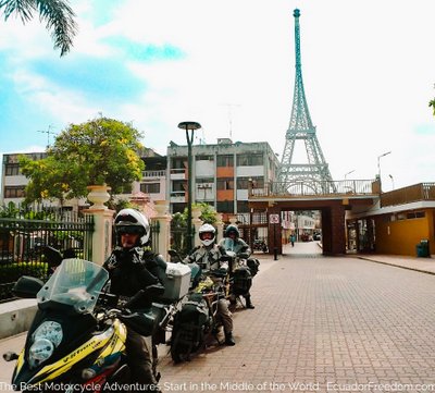 vinces with sylvain as tour leader on motorcycles