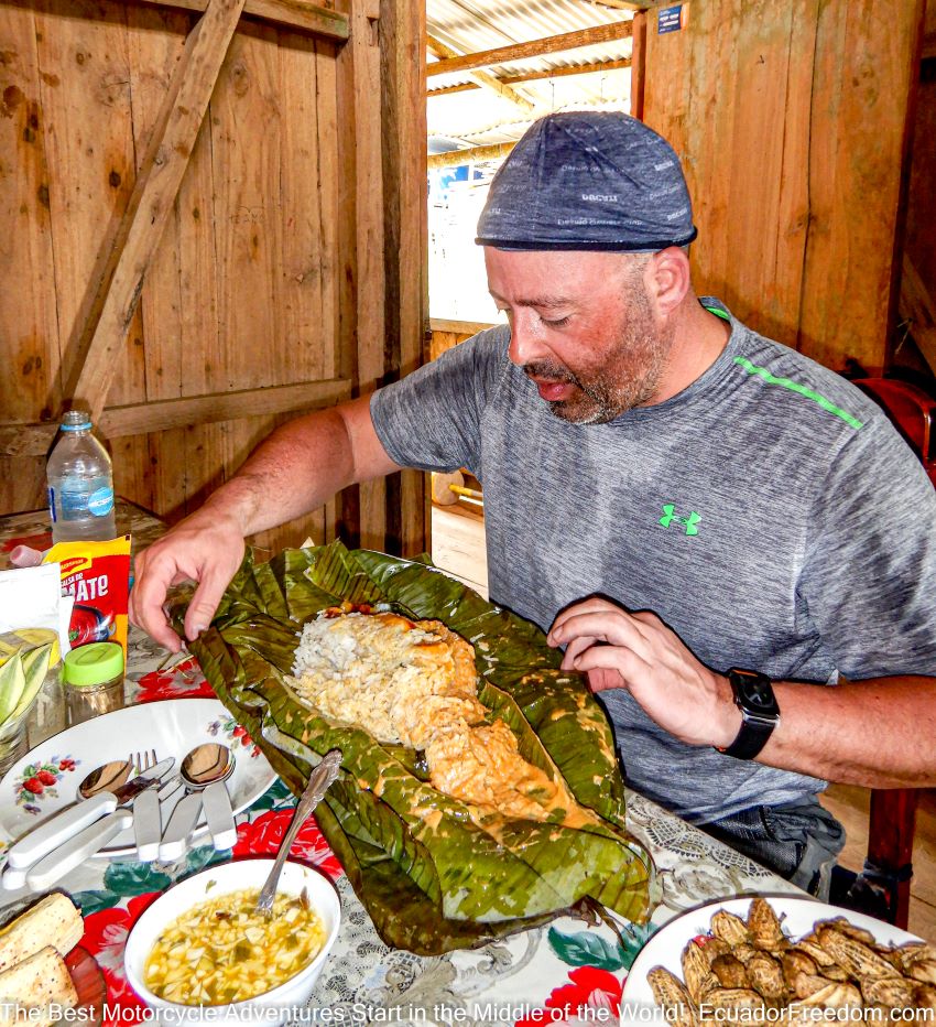 eating a tonga