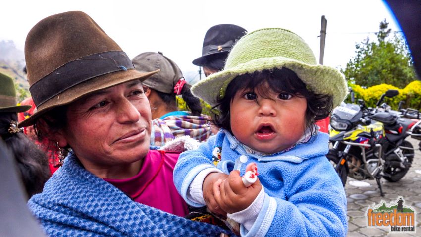 ecuador people school near salinas de guaranda