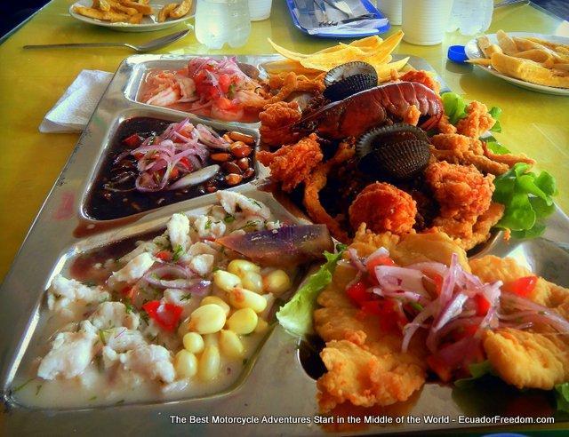coastal feast in ecuador