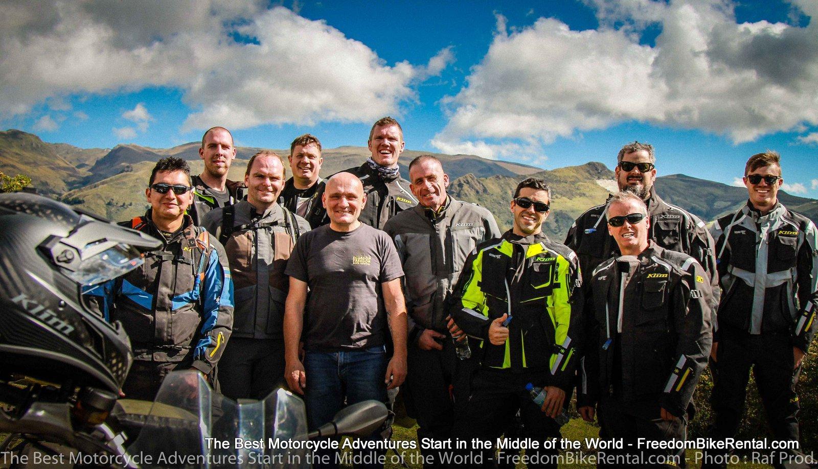 Klim corporate team building motorcycle tour