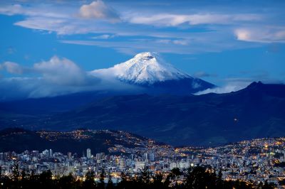 quito Ecuador at night