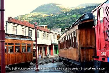 alausi train devils nose motorcycle adventure tour