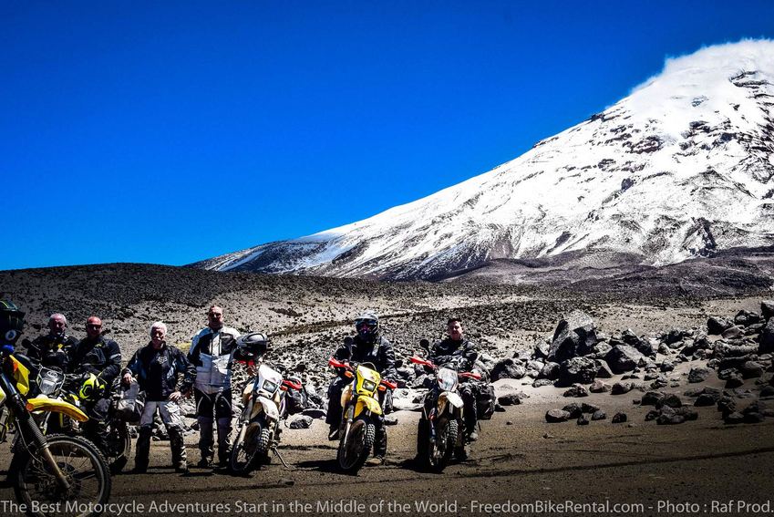 bikes at base of Chimborazo