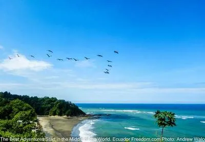 beach near manta ecuador